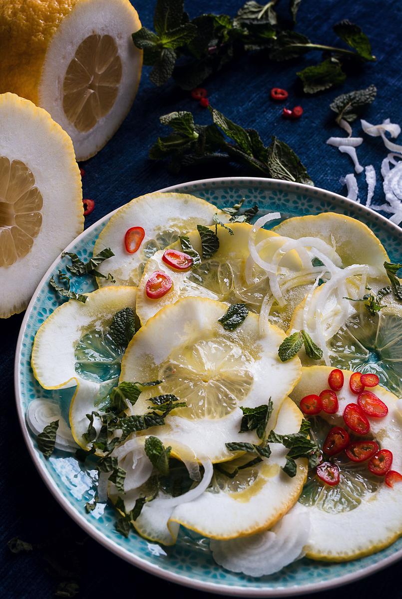 Rezeptbild: Zitronencarpaccio