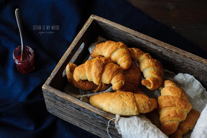 Rezeptbild: Vegane Croissants