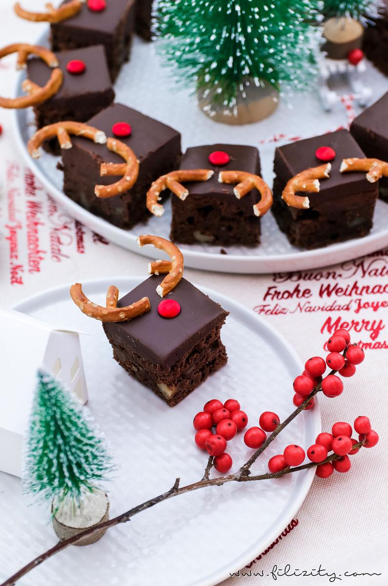 Rezeptbild: Rudolph Brownies (Death by Chocolate!)