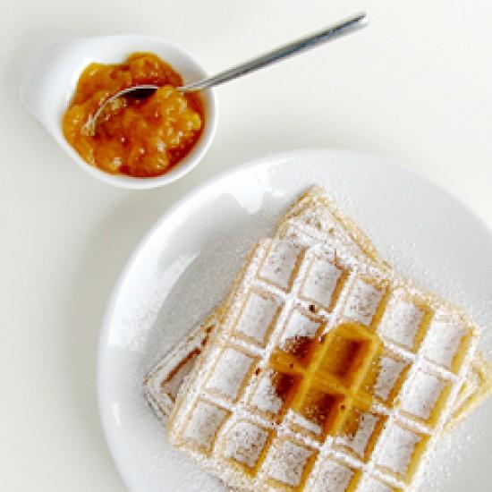 Rezeptbild: Waffeln mit Bananen ohne Eier