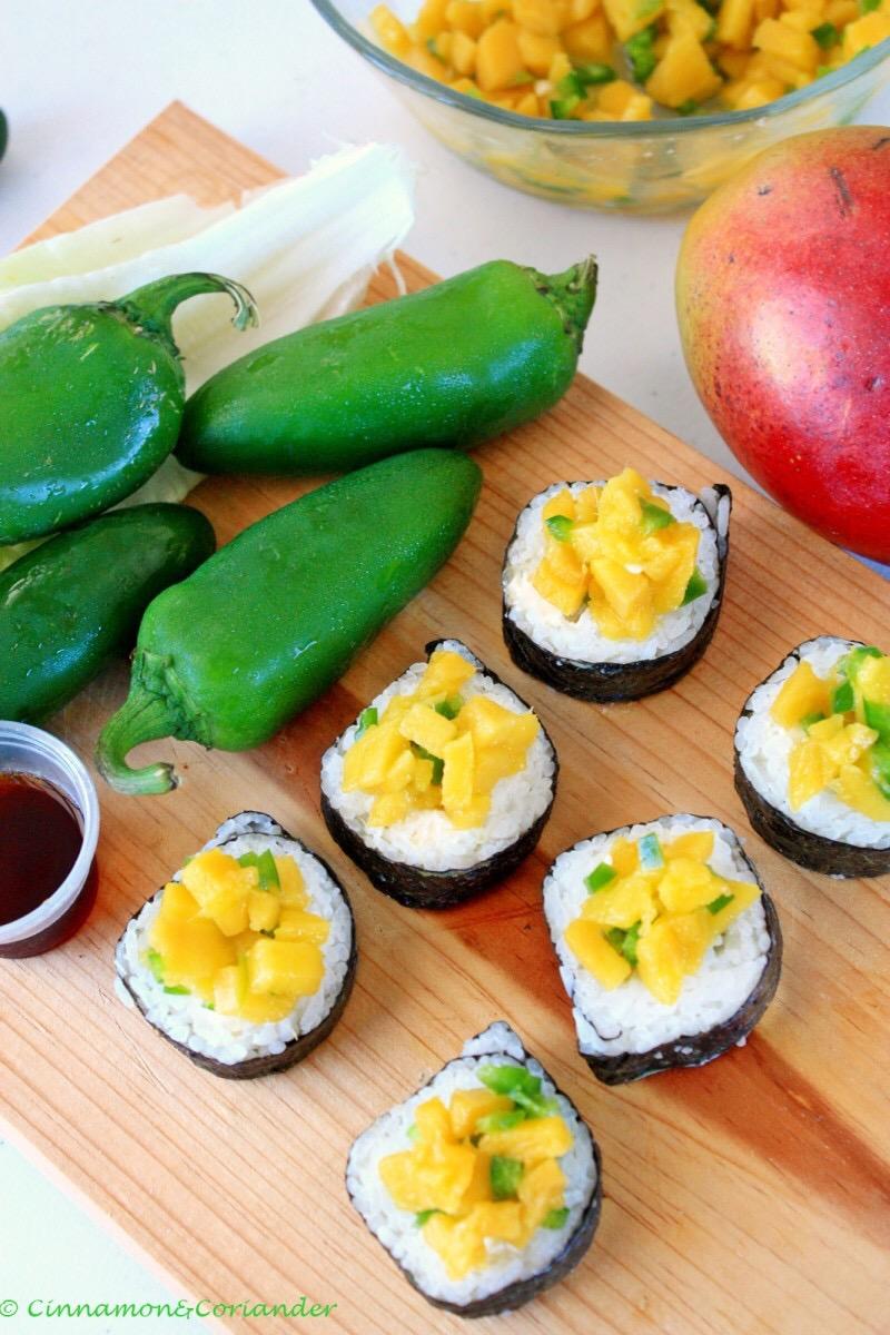 Rezeptbild: Latin Fusion Sushi Rolle