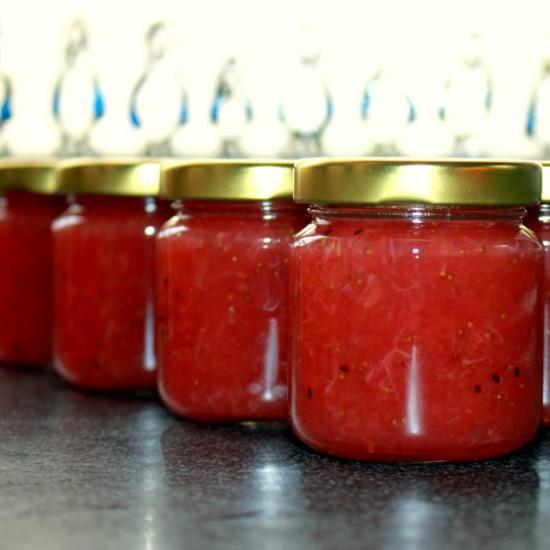 Rezeptbild: Erdbeer-Kiwi-Whiskey Konfituere
