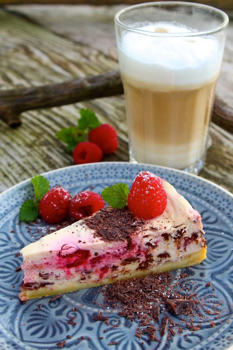 Rezeptbild: Himbeer-Schokoladen-Cheesecake