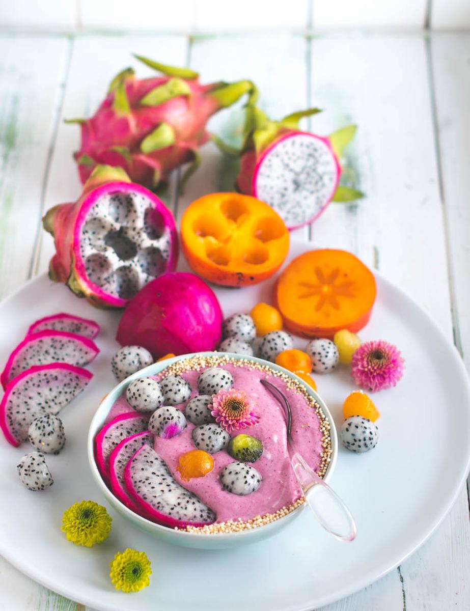 Rezeptbild: Rainbow Smoothie Bowl