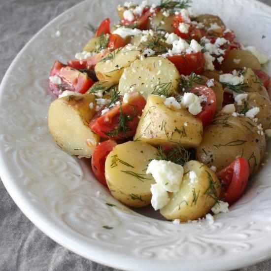 Rezeptbild: Kartoffeln-Dill-Salat