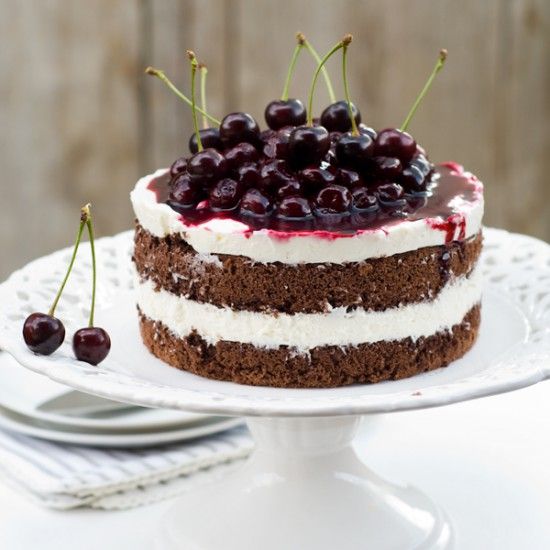 Rezeptbild: Kirsch-Mascarpone Torte
