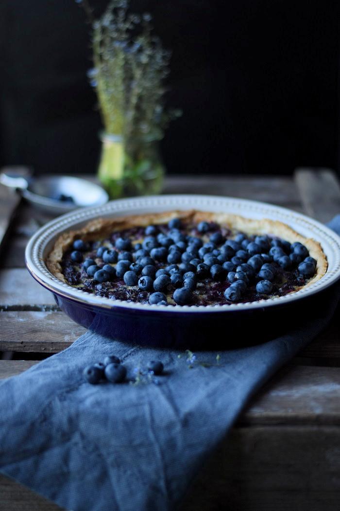 Rezeptbild: Blaubeer Clafoutis Tarte