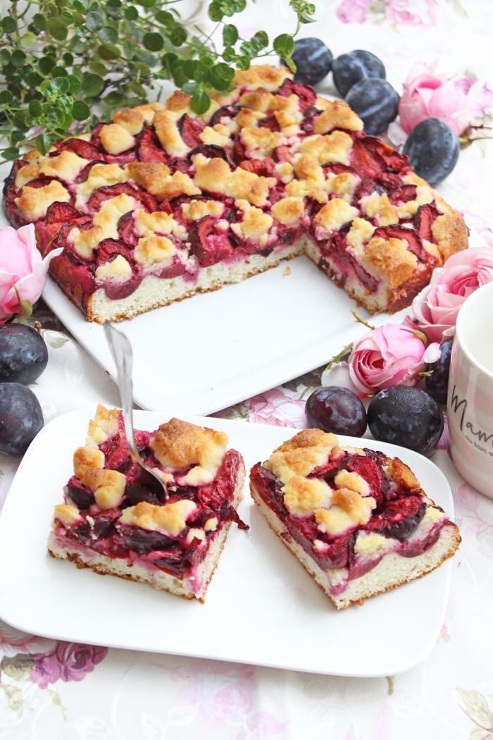 Rezeptbild: Zwetschgenkuchen mit Streusel Rezept ohne Hefe