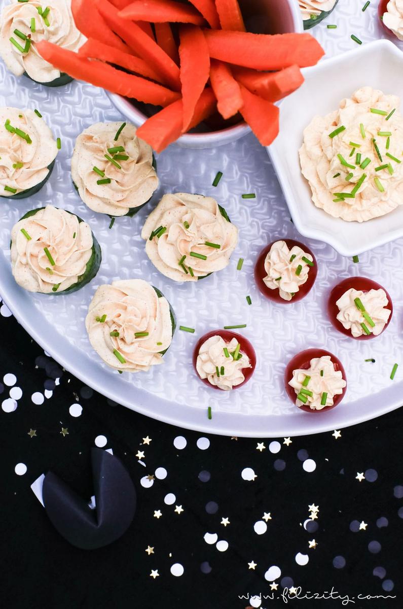Rezeptbild: Fingerfood & Curry-Dip für’s Party-Buffet