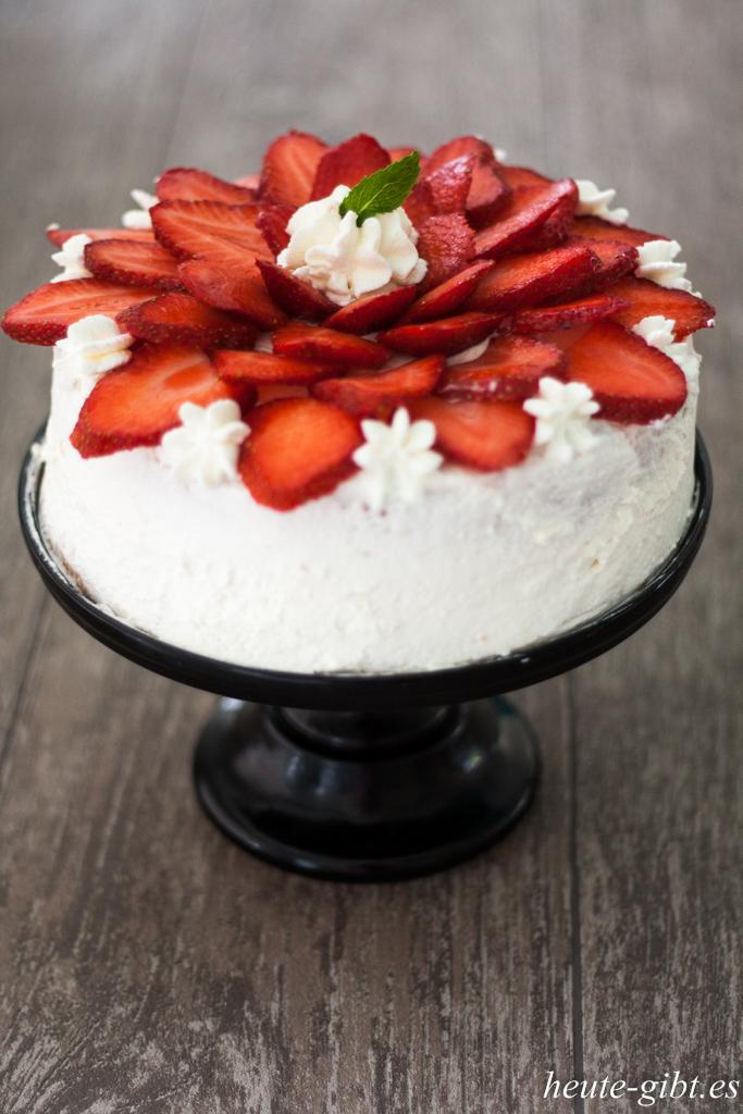 Rezeptbild: Erdbeer-Mascarpone-Torte