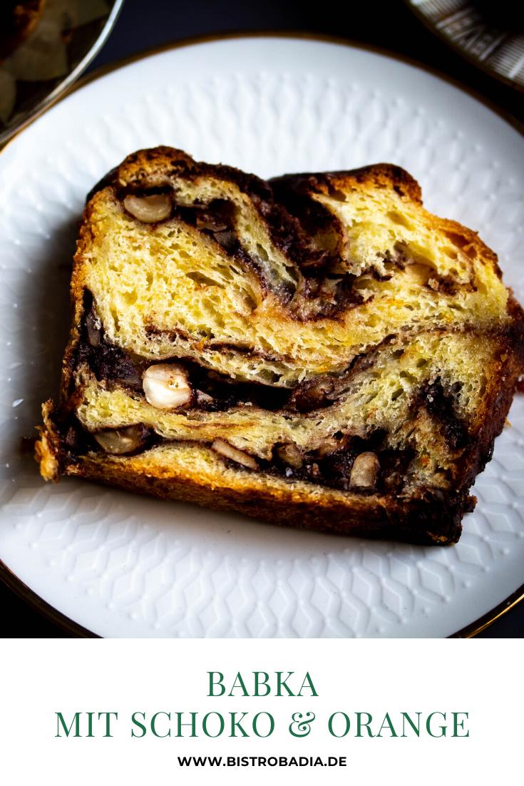 Rezeptbild: Babka mit Schokolade und Orange