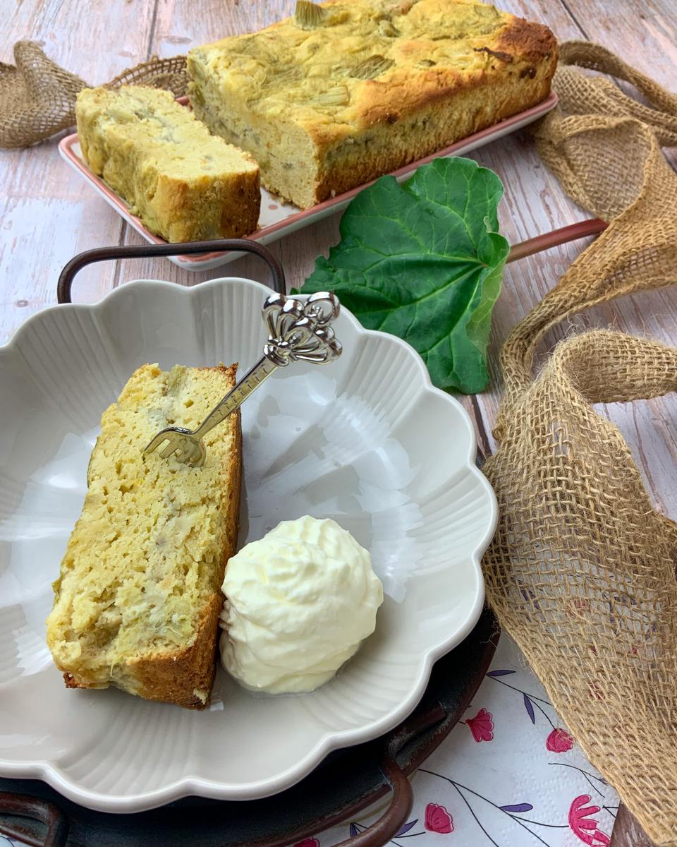 Rezeptbild: Rhabarberkuchen ohne Zucker