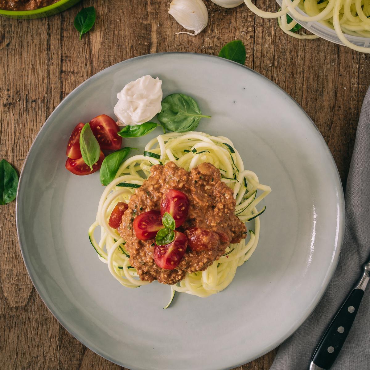 Rezeptbild: Spicy Nuss Bolognese