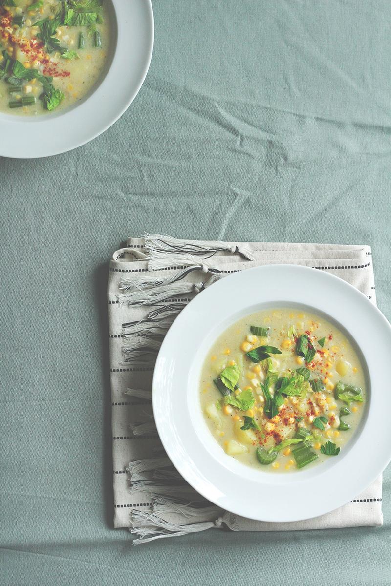 Rezeptbild: Corn Chowder – amerikanischer Gemüseeintopf mit Mais