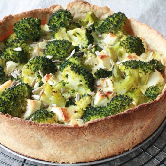 Rezeptbild: Brokkoli-Feta-Quiche