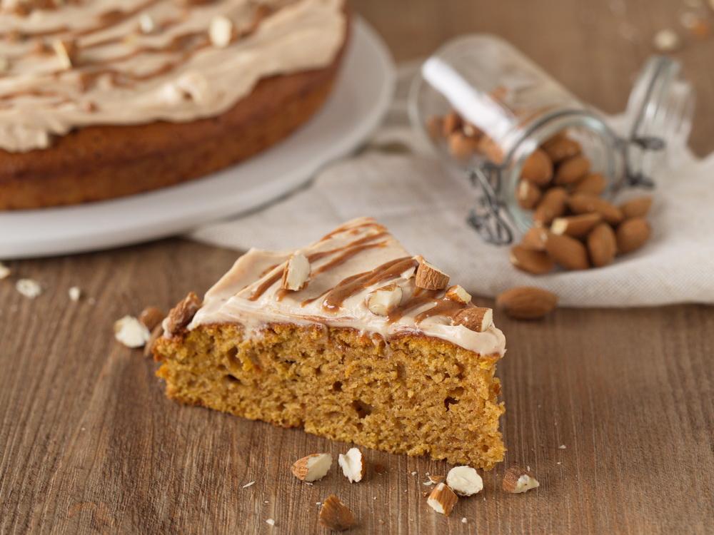 Rezeptbild: Süßkartoffelkuchen mit Mandelcreme