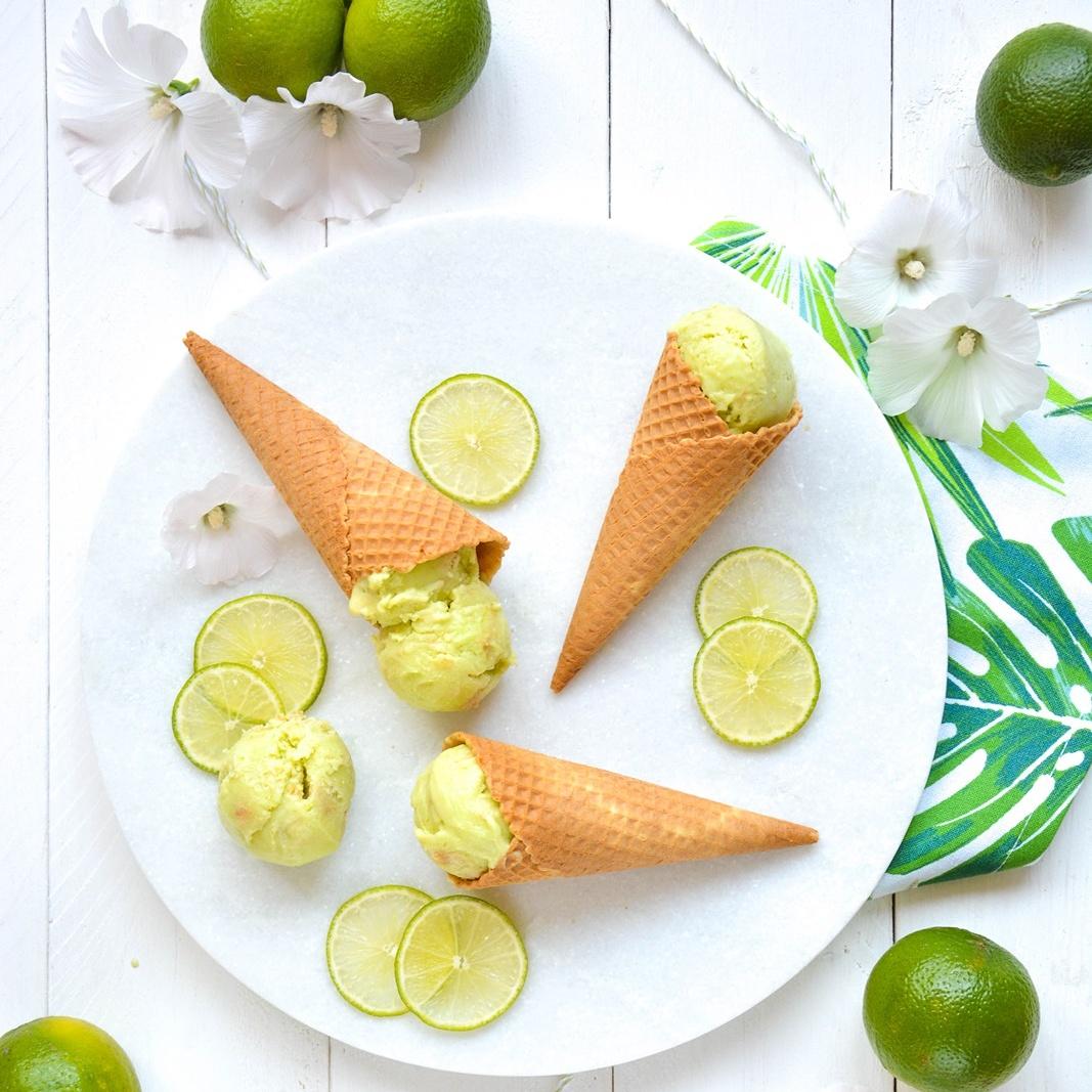 Rezeptbild: Key Lime Pie Ice Cream