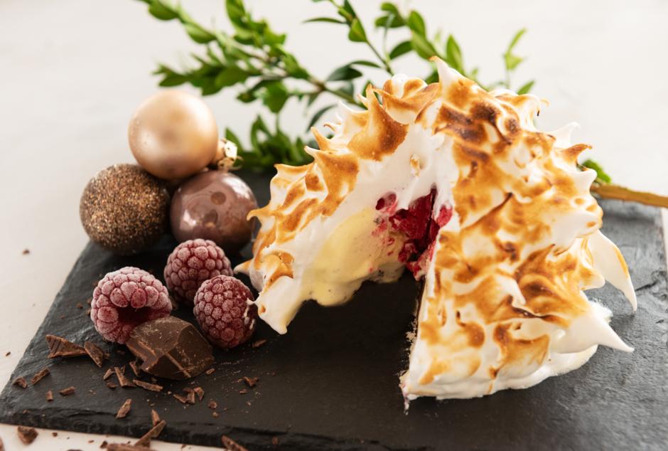 Rezeptbild: Baked Alaska - flambierte Eistorte