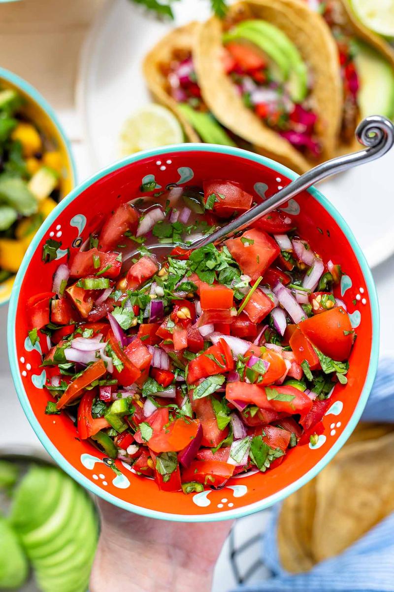 Rezeptbild: Klassisches Pico de Gallo (mexikanische Salsa)