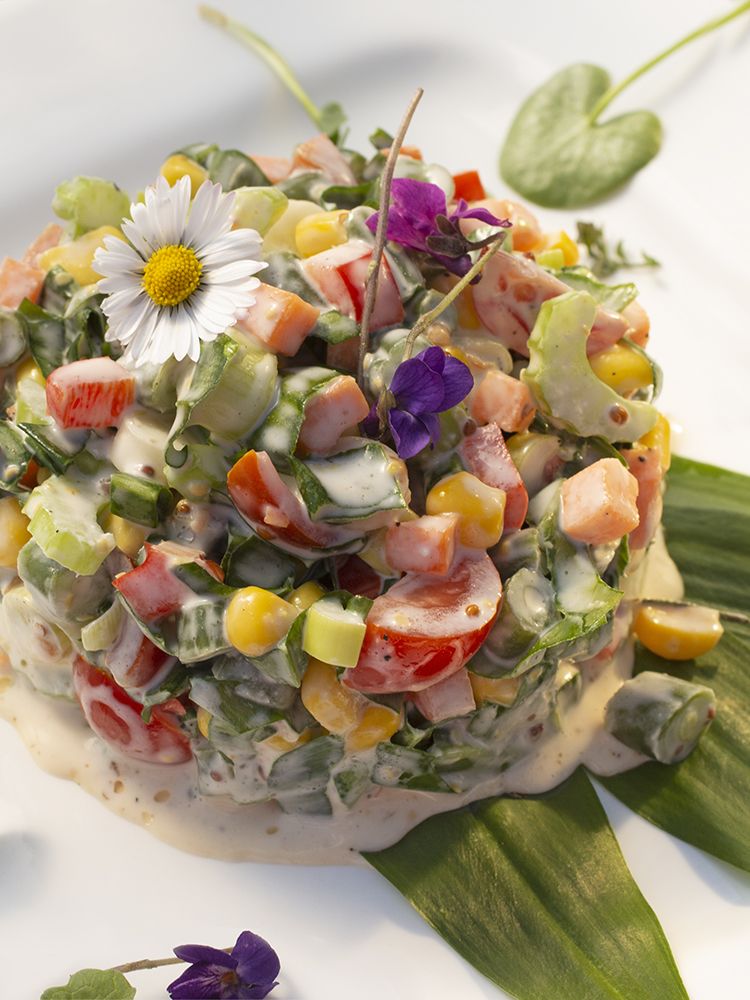 Rezeptbild: Gemüsetatar mit Bärlauch