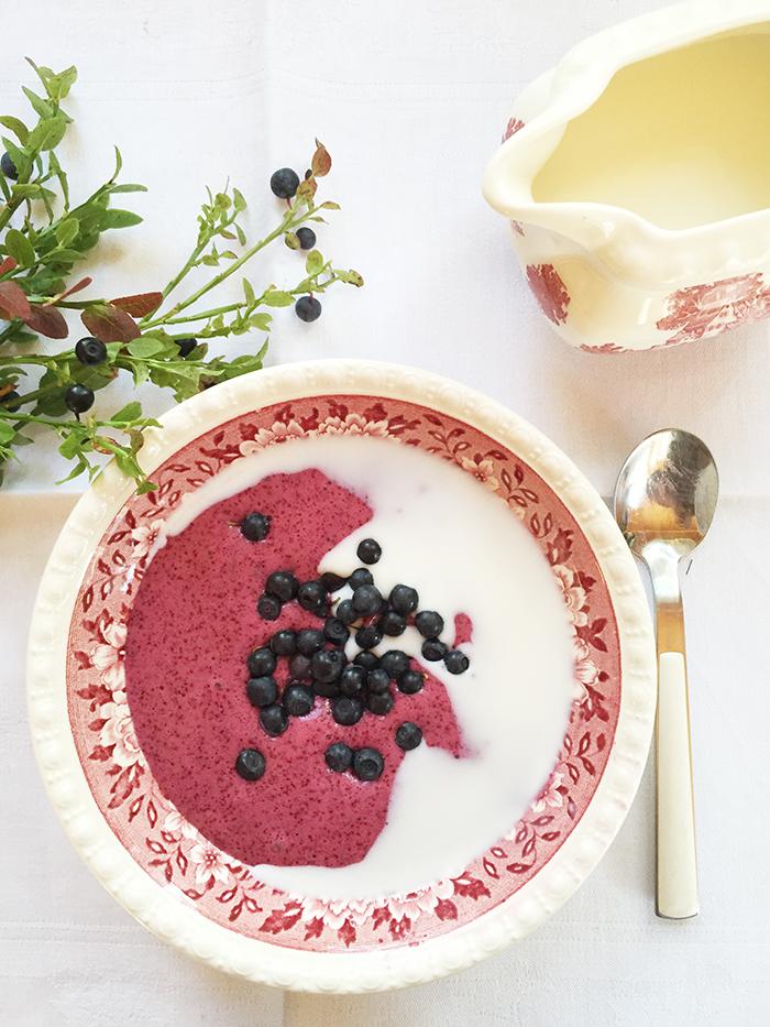 Rezeptbild: Finnische Blaubeercreme