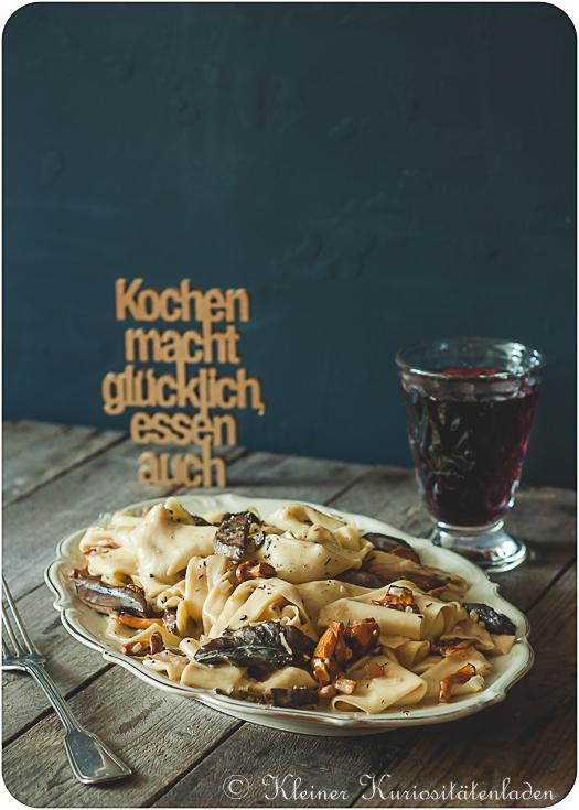 Rezeptbild: Pappardelle mit Pilzen und Tiroler Speck