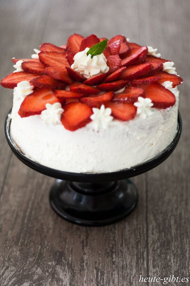Rezeptbild: Erdbeer-Mascarpone-Torte