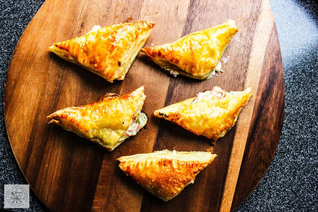 Rezeptbild: Schinken Taschen