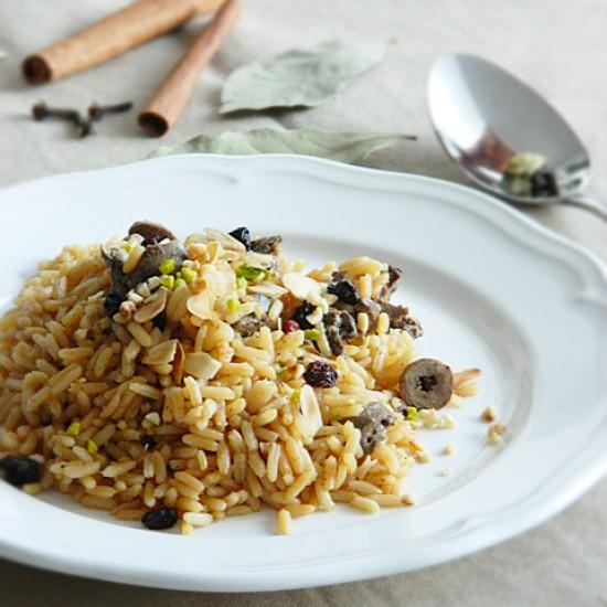 Rezeptbild: Gewürztreis mit Nüße