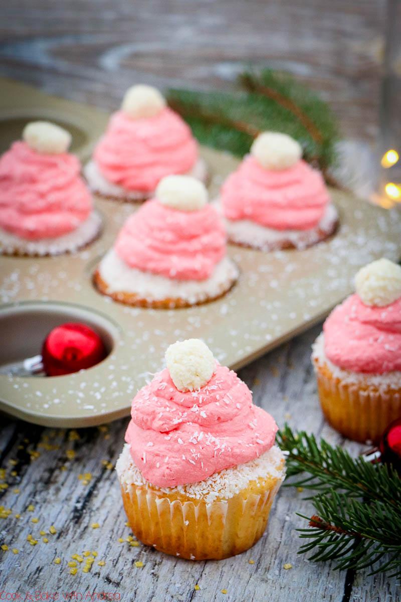 Rezeptbild: Weihnachtsmann-Cupcakes