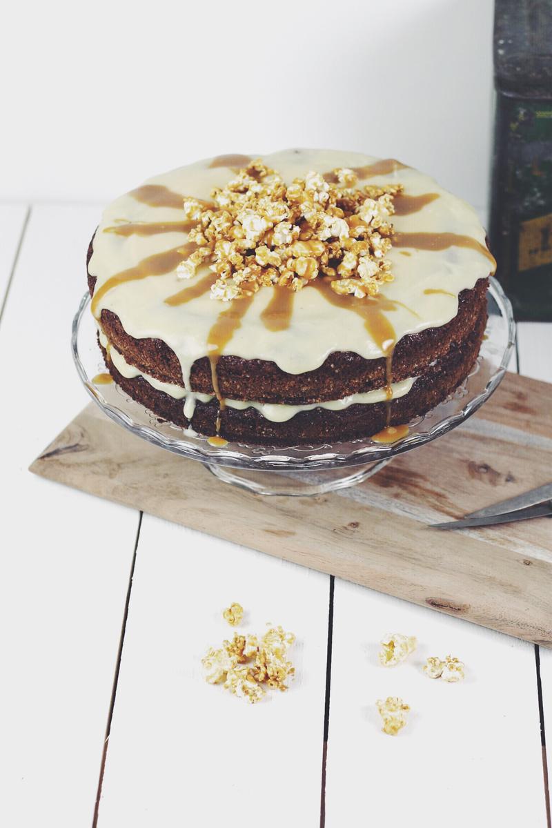Rezeptbild: Karamell-Popcorn Torte