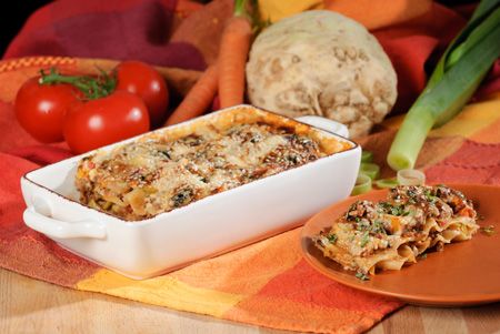 Rezeptbild: Lasagne mit Blue Stilton