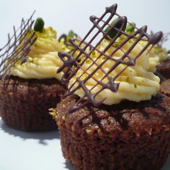Rezeptbild: Schoko-Brinen-Cupcakes