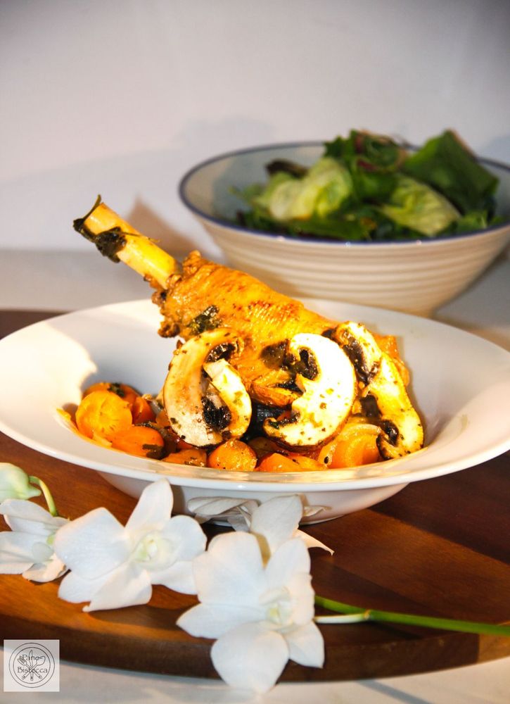 Rezeptbild: Lammhaxen aus dem Slow Cooker