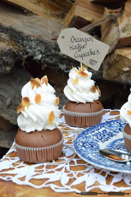 Rezeptbild: Orangen Kaffee Cupcakes