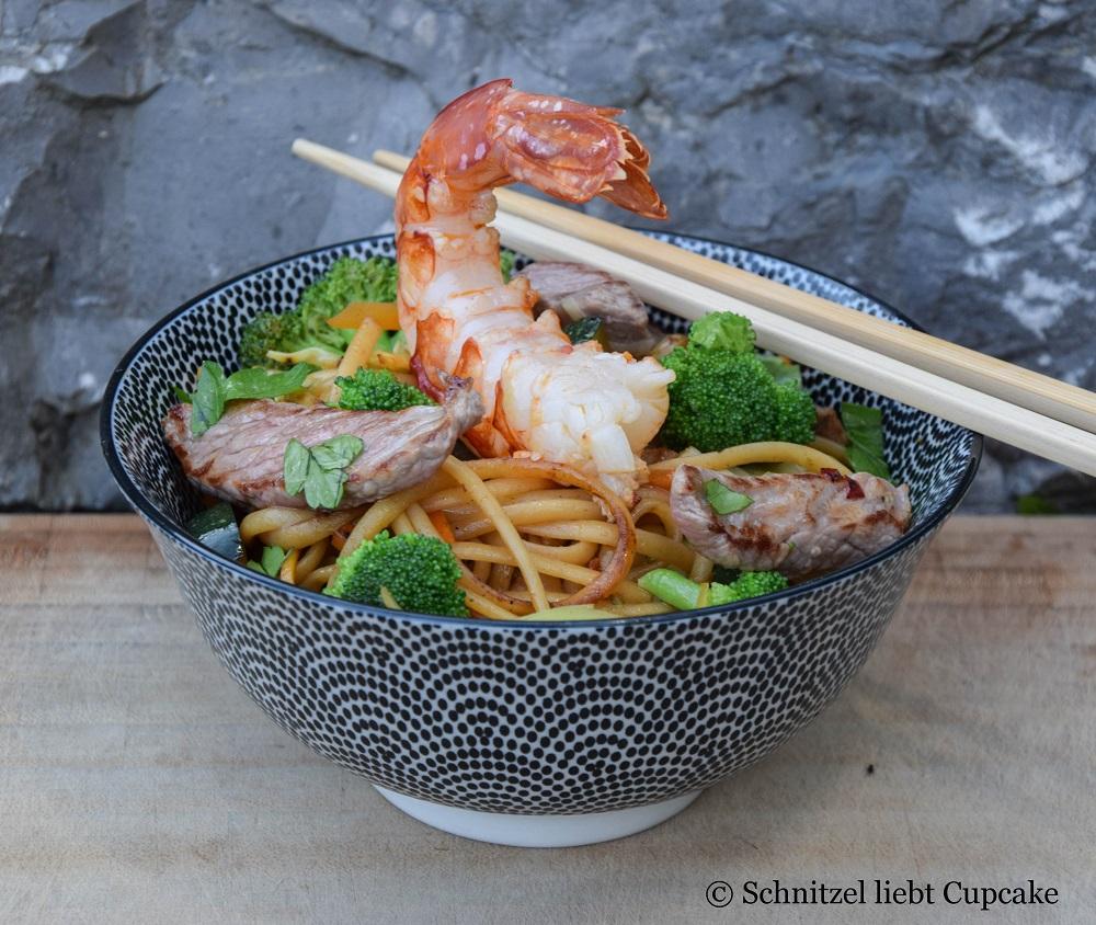 Rezeptbild: Bami goreng - indonesische gebratene Nudeln