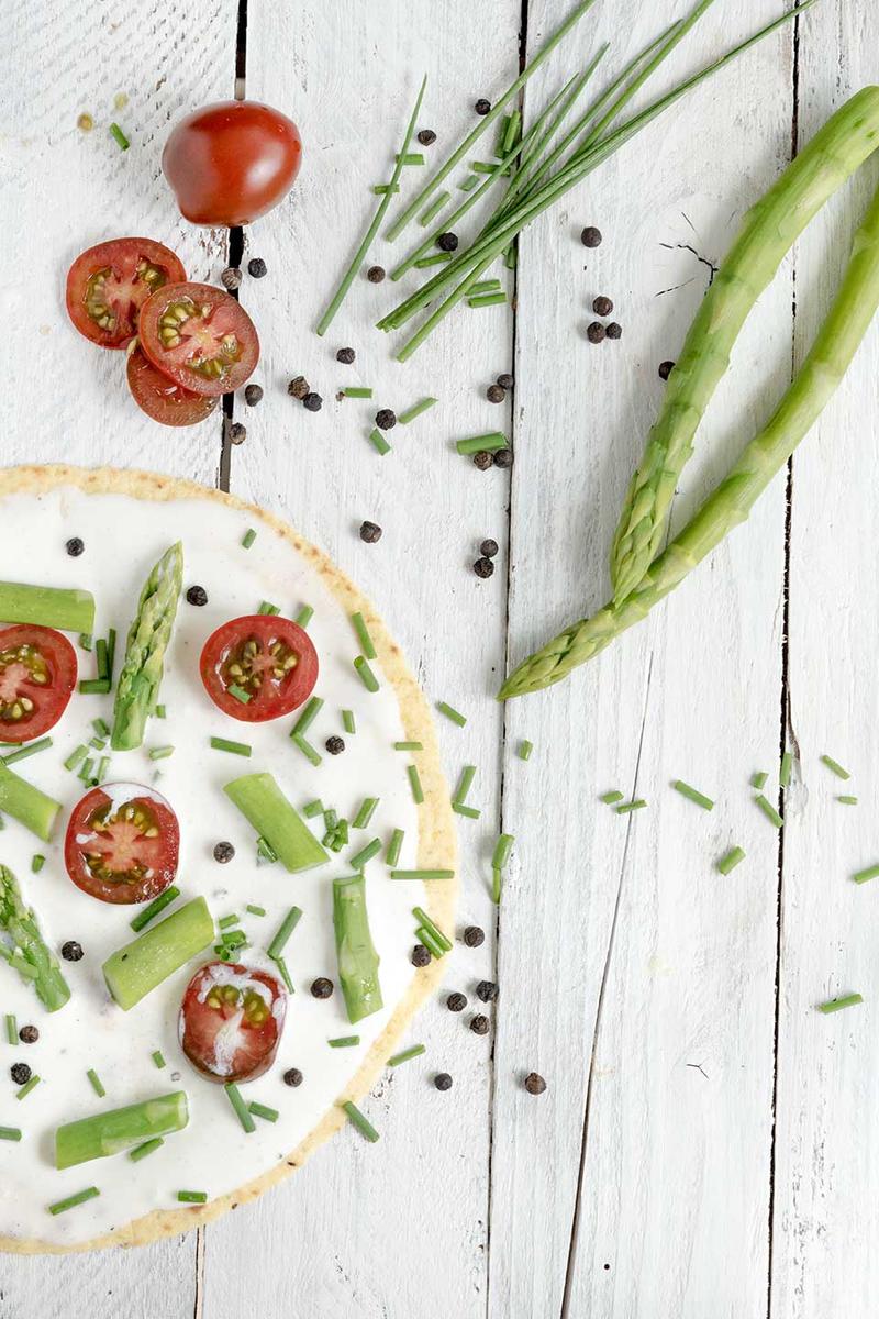 Rezeptbild: Tortilla überbacken mit Frischkäse