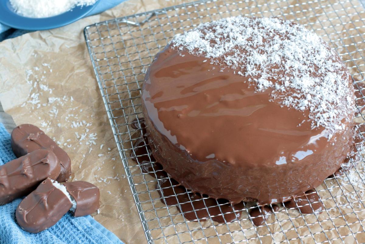 Rezeptbild: Saftiger Kokos-Schokokuchen