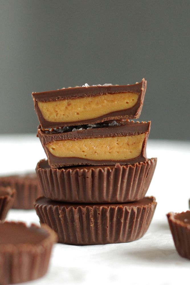 Rezeptbild: Peanut Butter Cups selbst gemacht