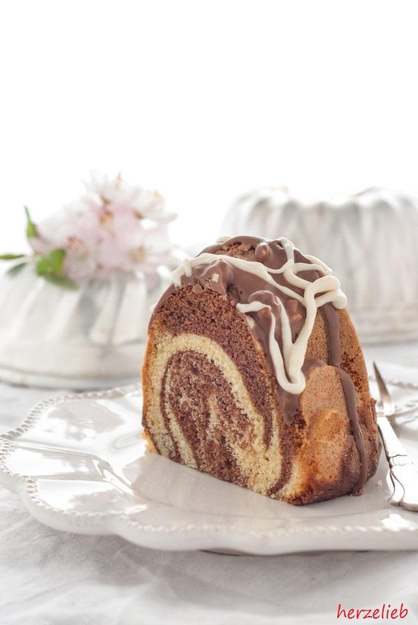 Rezeptbild: Marmorkuchen mit einem Schuss Bier