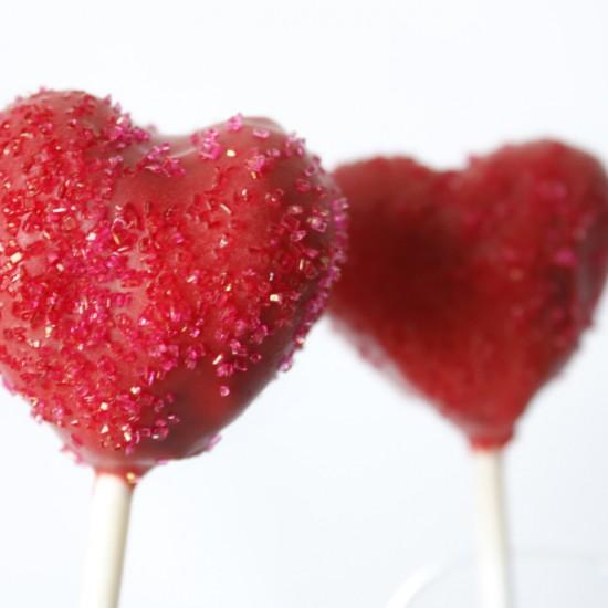 Rezeptbild: Herzchen-Cake Pops