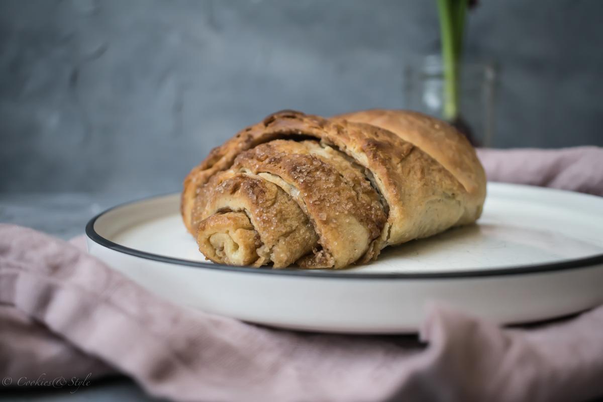 Rezeptbild: vegan Franzbrötchen