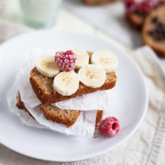 Rezeptbild: banana bread – Theo backt Bananenbrot