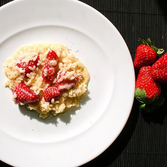 Rezeptbild: Erdbeerrisotto