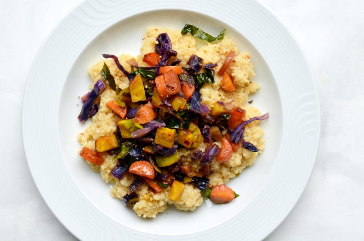 Rezeptbild: Wintergemüse mit Couscous