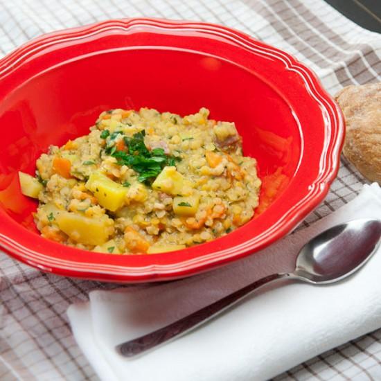 Rezeptbild: Mein liebster Linseneintopf