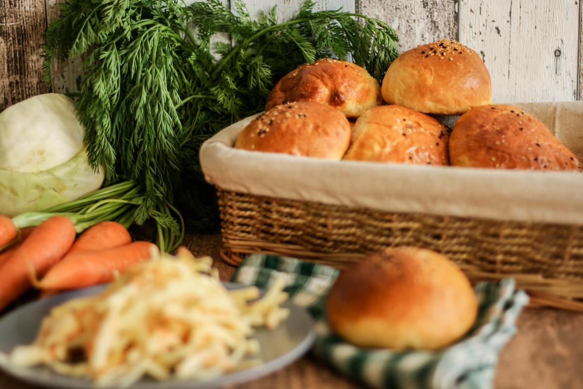 Rezeptbild: Burger Buns aus Süßkartoffeln