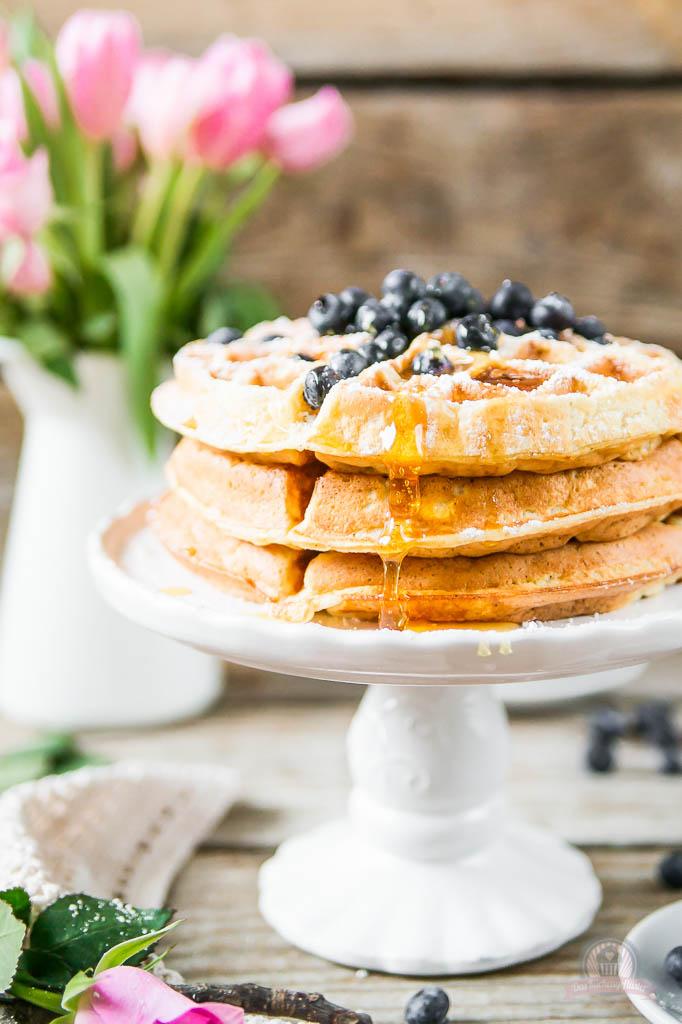 Rezeptbild: Belgische Buttermilchwaffeln