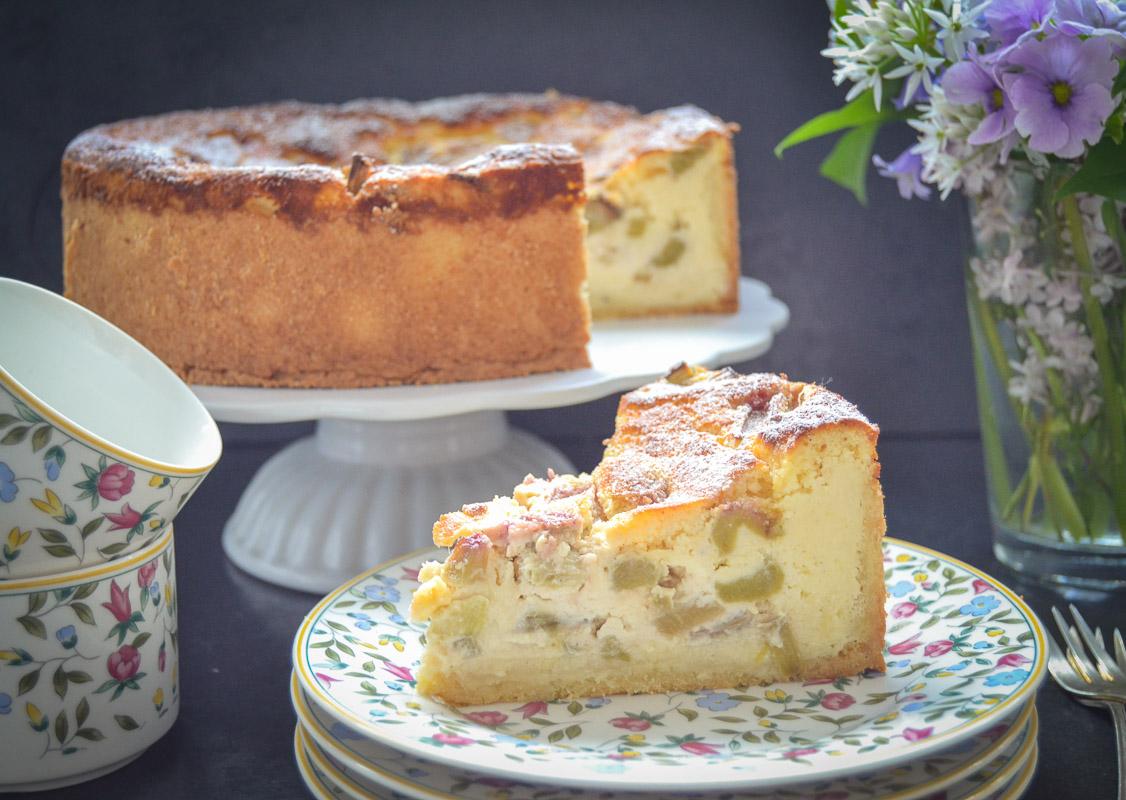Rezeptbild: Omas Rhabarberkuchen mit Ricotta