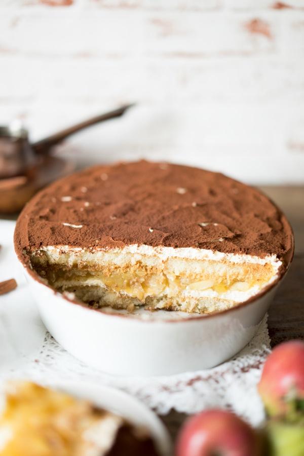 Rezeptbild: Cremiger Apfel-Tiramisu ohne Frischei